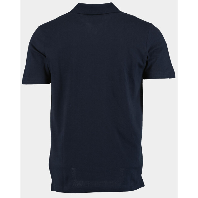 Bos Bright Blue Polo korte mouw polo v placket 2804425/220 navy 191042 large