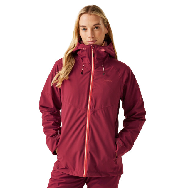 Regatta Dames wentwood ix 3 in 1 waterdichte jas UTRG11242_rumbaredpeachparfait large