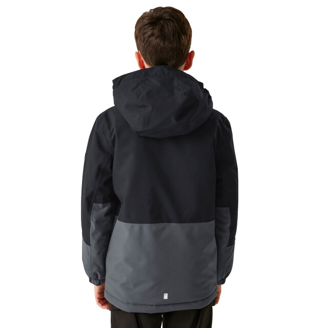 Regatta Gewatteerd kinder-/kidsjack highton v UTRG11251_sealgreyblack large