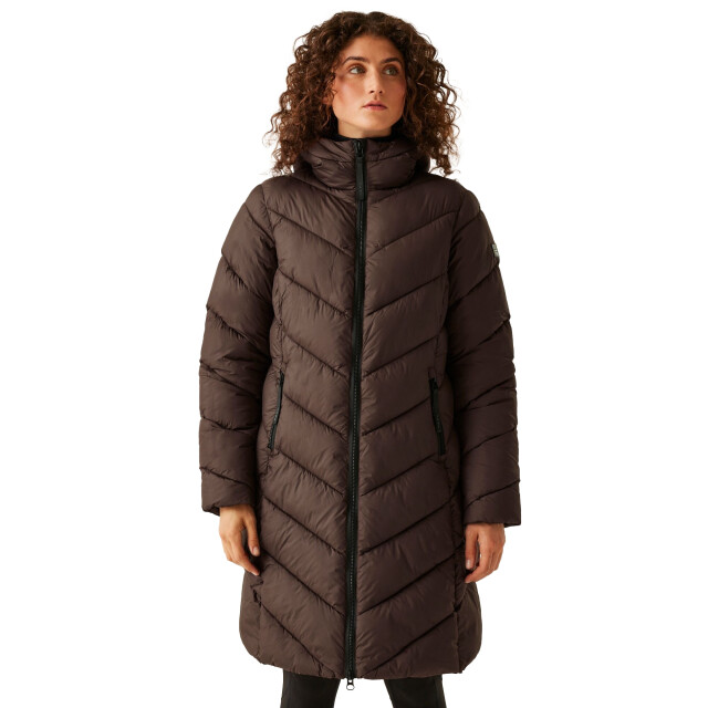 Regatta Dames andia ii contrast rits jasje UTRG11172_buenobrown large