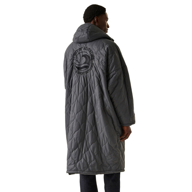 Regatta Gewatteerde badjas voor volwassenen UTRG11200_darkgrey large