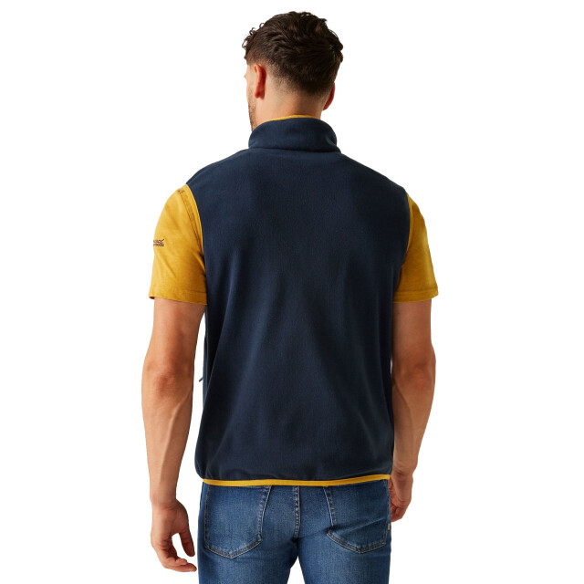 Regatta Heren frankie fleece gilet UTRG11097_navymustard large