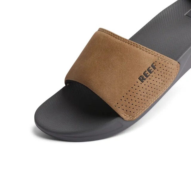 Reef On slide rf0a3ondgta grey/ tan RF0A3ONDGTA large
