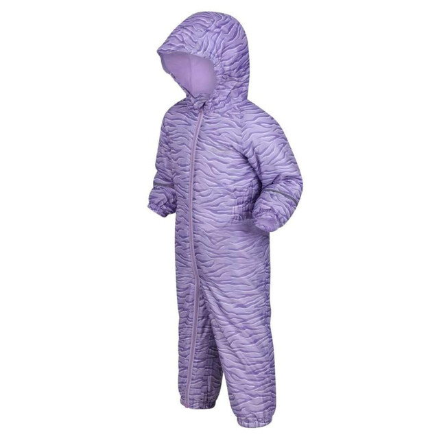 Regatta Kinder/kinder splat ii zebra print waterdicht puddle suit UTRG8121_pansy large