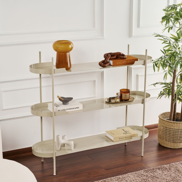 CaliCosy Rek met 3 afgeronde metalen planken l120 cm blair 3220798 large