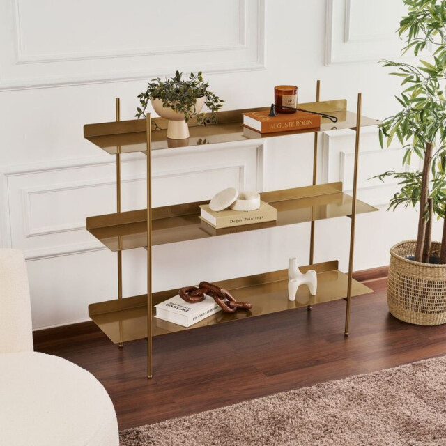 CaliCosy Rek met 3 rechthoekige metalen planken l120 cm piper 3220794 large