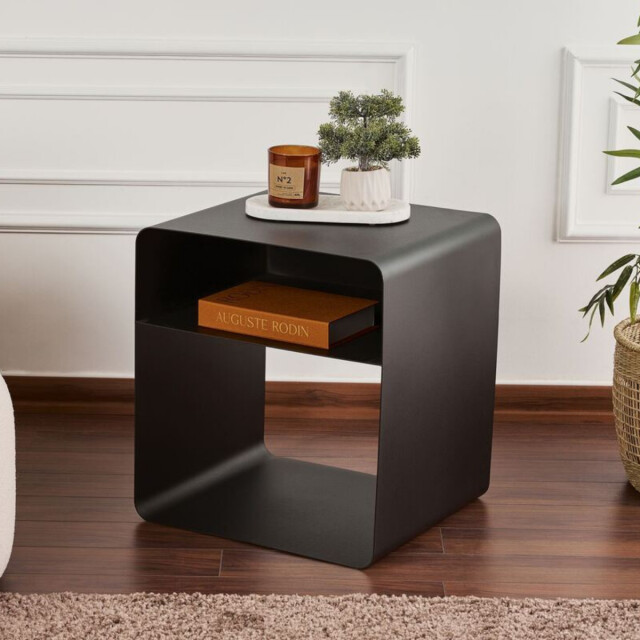 CaliCosy Bijzettafel met 2 nissen, waarvan 1 gesloten h50 cm ella 3220774 large