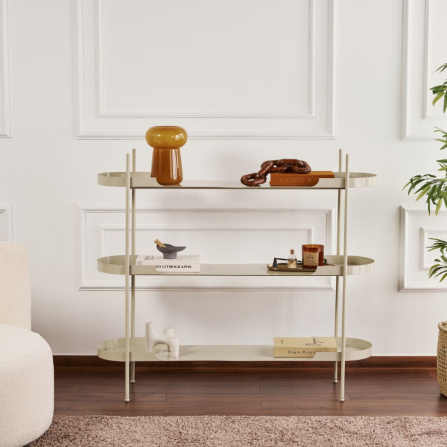 CaliCosy Rek met 3 afgeronde metalen planken l120 cm blair 3220798 large