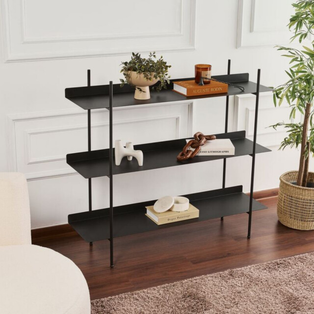 CaliCosy Rek met 3 rechthoekige metalen planken l120 cm piper 3220793 large