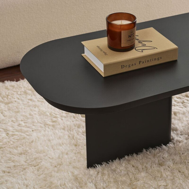 CaliCosy Salontafel met afgerond blad en 2 poten l120 cm alma 3220770 large