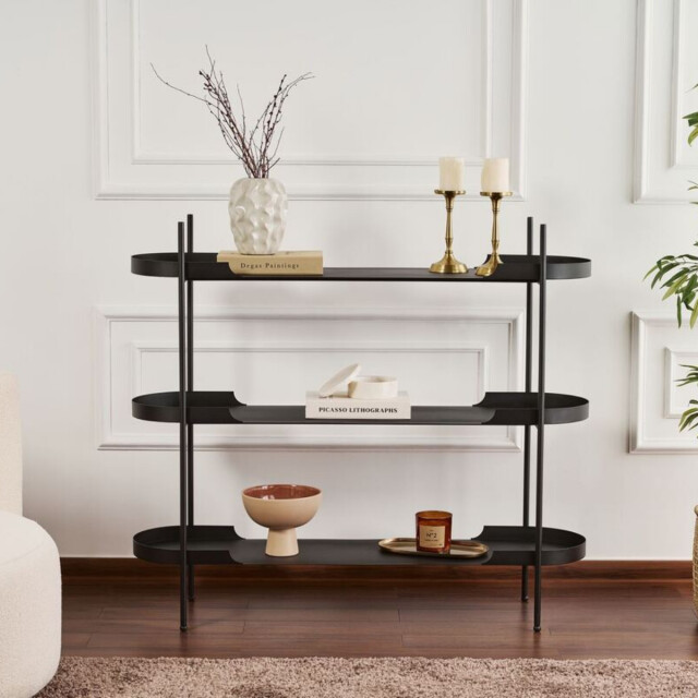 CaliCosy Rek met 3 afgeronde metalen planken l120 cm blair 3220796 large
