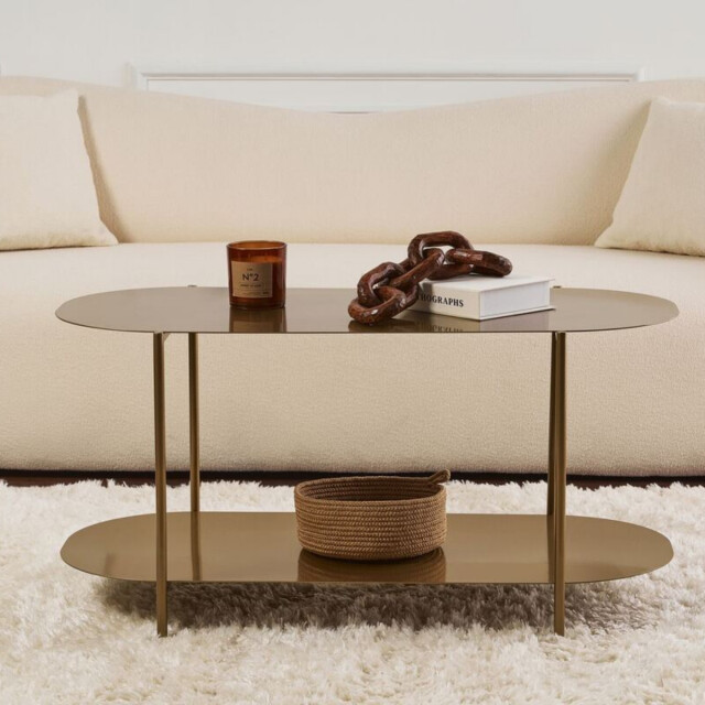 CaliCosy Salontafel met 2 bladen met afgeronde randen l100 cm liv 3222864 large