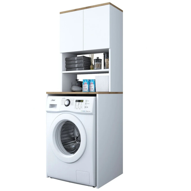 CaliCosy Wasmachinerek met 2 planken en 2 deuren h183,6 cm june 3220745 large