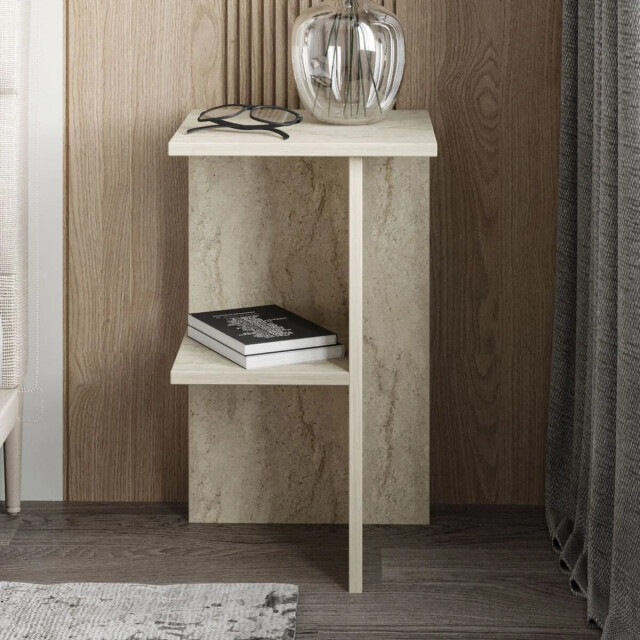 CaliCosy Vierkant nachtkastje met legplank h60 cm leray 3222868 large