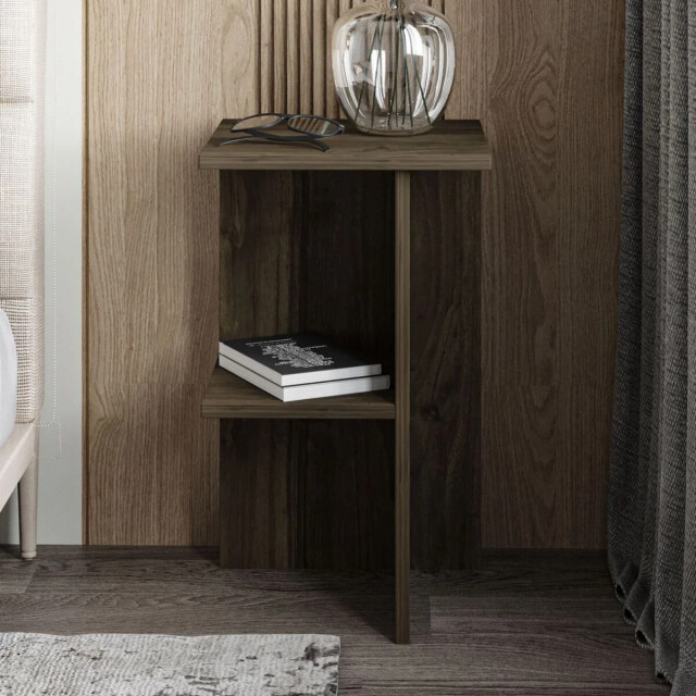 CaliCosy Vierkant nachtkastje met legplank h60 cm leray 3222867 large