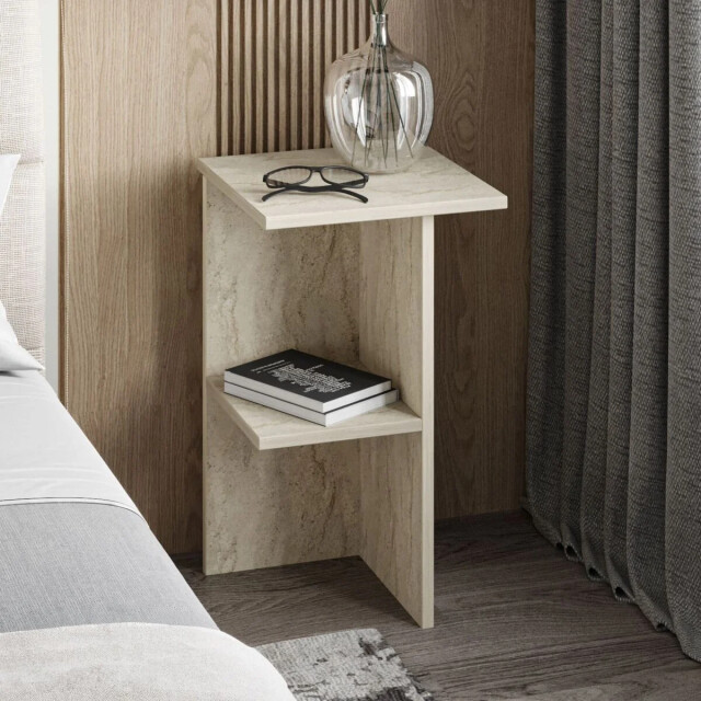 CaliCosy Vierkant nachtkastje met legplank h60 cm leray 3222868 large