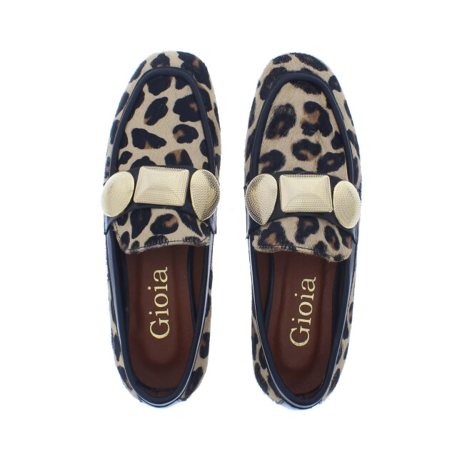 Gioia Yulu loafer leopard | dames | maat: | pony 110432 large