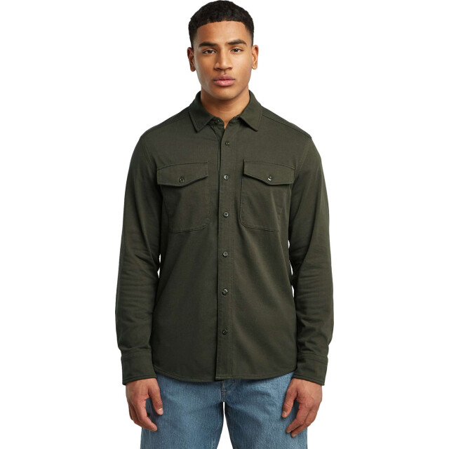 G-Star Marine jersey shirt l\s D26765-C784-995 large