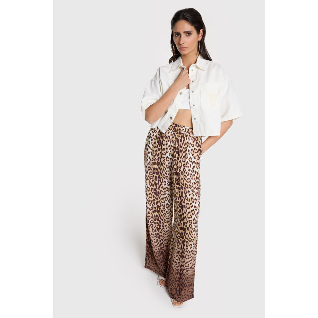 Alix The Label 2507905181 ladies woven cropped blouse 2507905181 Ladies woven cropped blouse large