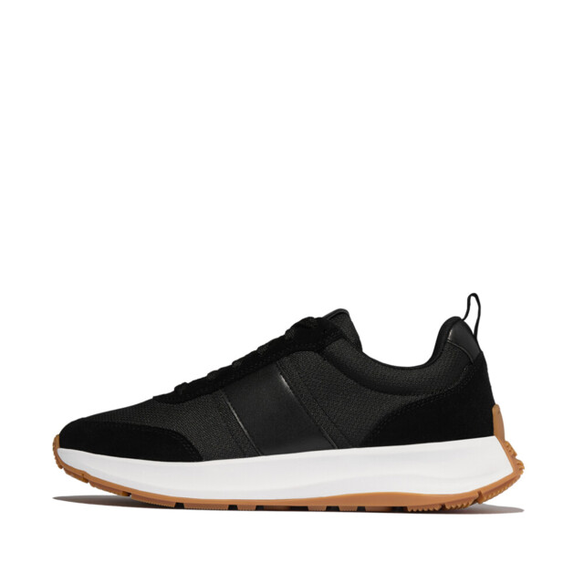 FitFlop F-mode flow mens suede-mix sneakers E7O large