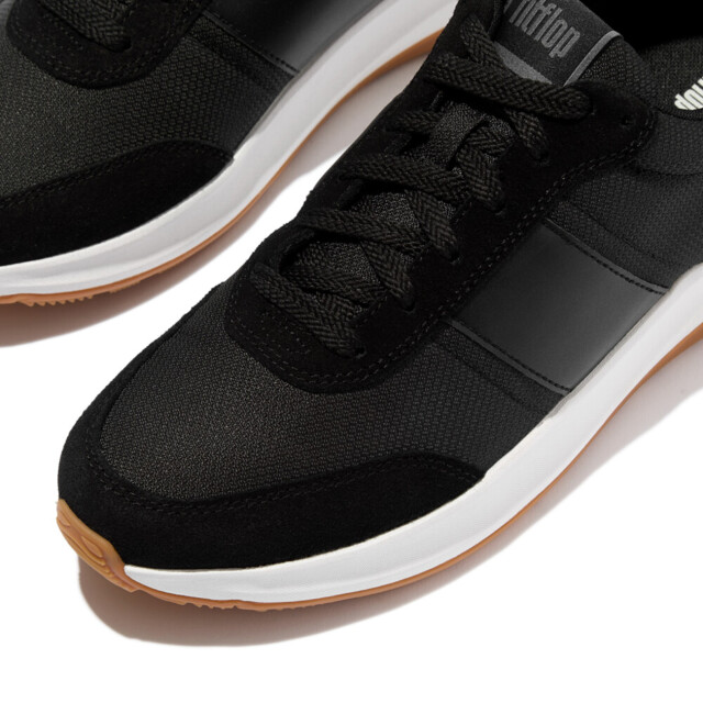FitFlop F-mode flow mens suede-mix sneakers E7O large