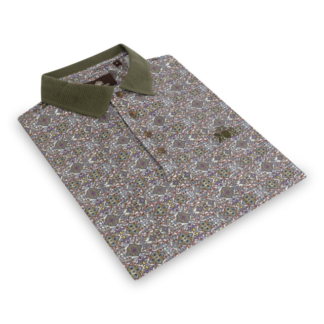 Circle of Gentlemen Patricio poloshirt fil d'écosse stretch 252-11010-293- large