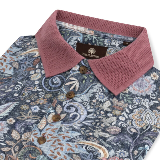 Circle of Gentlemen Paolo poloshirt piqué katoen 252-11001-583- large