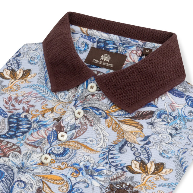 Circle of Gentlemen Palmer poloshirt piqué katoen 252-11006-404- large