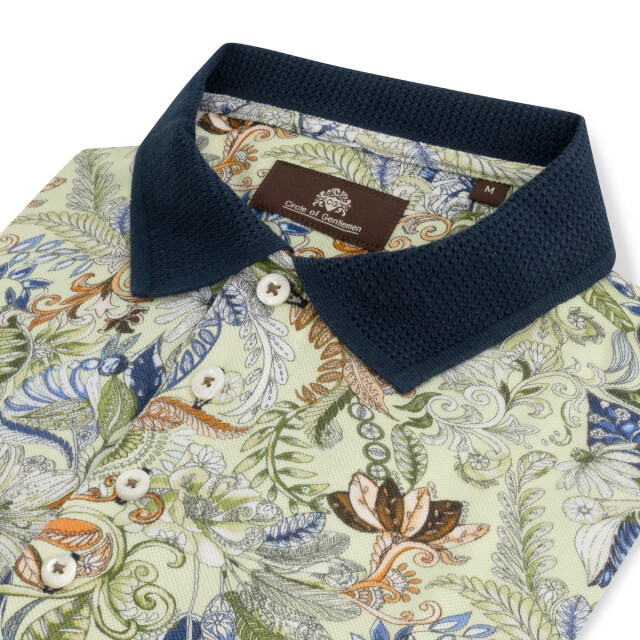 Circle of Gentlemen Pasquale poloshirt piqué katoen 252-11007-403- large