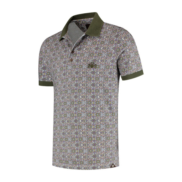 Circle of Gentlemen Patricio poloshirt fil d'écosse stretch 252-11010-293- large