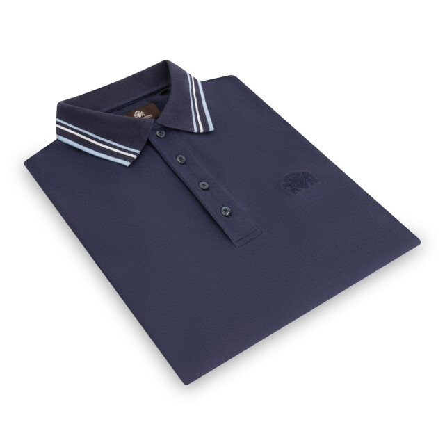 Circle of Gentlemen Perth poloshirt piqué stretch 252-11012-580- large
