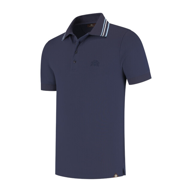 Circle of Gentlemen Perth poloshirt piqué stretch 252-11012-580- large
