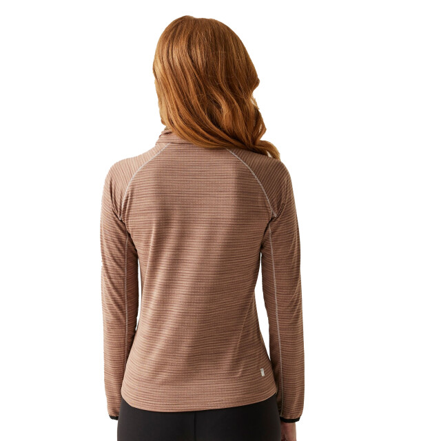Regatta Dames yonder ii half zip fleece top UTRG11271_warmtaupe large