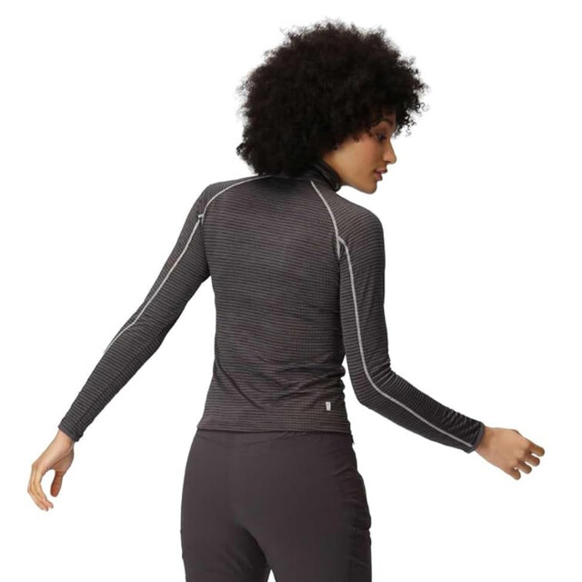 Regatta Dames yonder ii half zip fleece top UTRG11271_sealgrey large