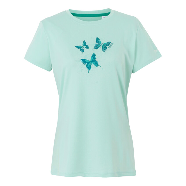 Regatta Dames fingal ix vlinders t-shirt UTRG11422_icymorn large