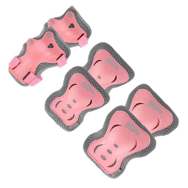 Spokey Set schaatsbeschermers (set van 3) UTMR78564_pinkgrey large