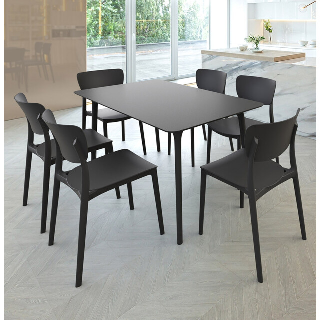 Alterego Oma keukenstoel 53x45x82 cm 3191448 large