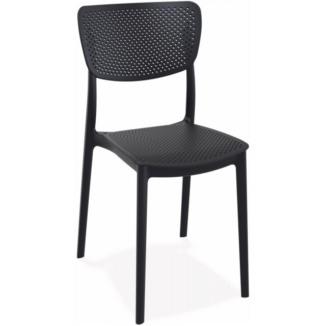 Alterego Palma geperforeerde terrasstoel 53x45x82 cm 3191362 large