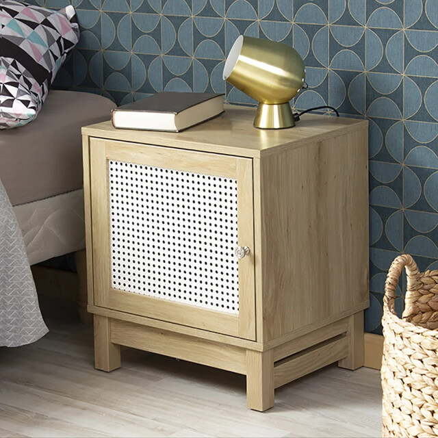 CaliCosy Nachtkastje 1 deurs rotan front 2929255 large