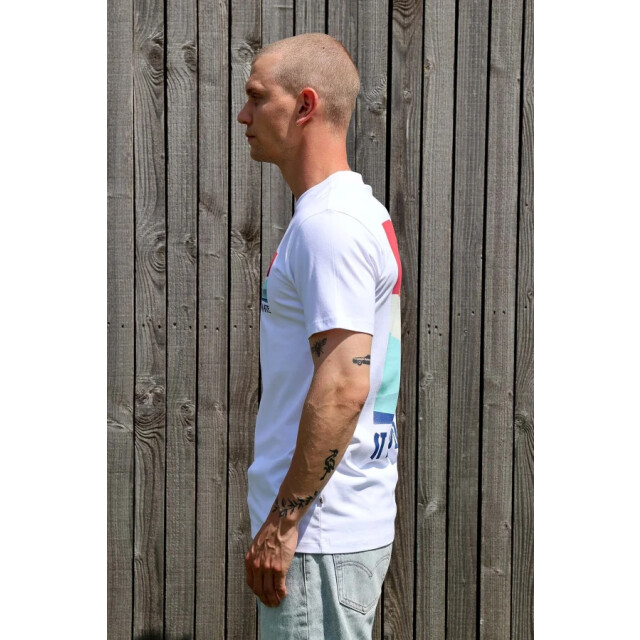 Kultivate Tropez 2501020202 200 white -  t-shirt backprint kultiv 200 White/TROPEZ 2501020202 large