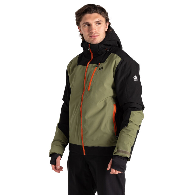 Dare2b Heren halfpipe ii ski jacket UTRG11338_blackolivinegreen large