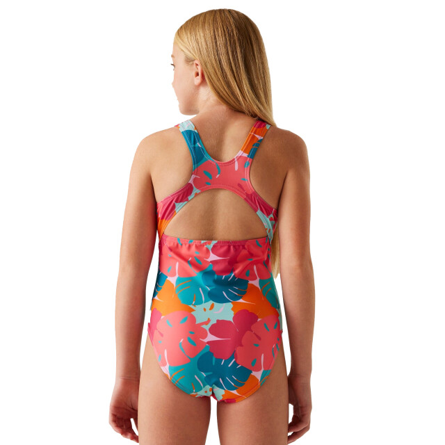 Regatta Eendelig katrisse tropical leaves meisjesbadpak UTRG11325_multicoloured large
