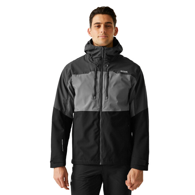 Regatta Maland ii waterdichte jas heren UTRG11363_granitegreyashblack large