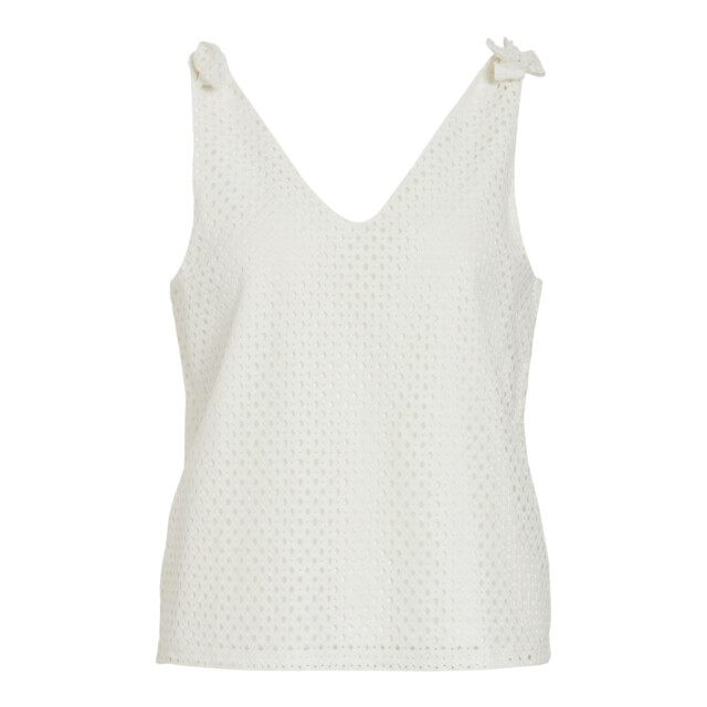 Vila Vialvadora v-neck sl top off-white 4349.02.0027 large