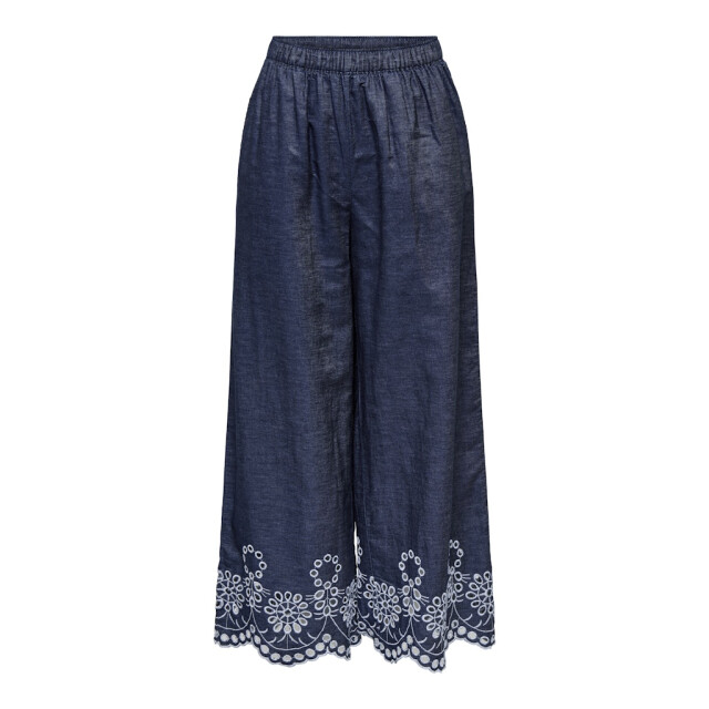 Jacqueline de Yong Jdymargot bille hw embr ank pant wvn blue denim 4109.35.0020 large