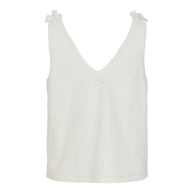 Vila Vialvadora v-neck sl top off-white 4349.02.0027 large