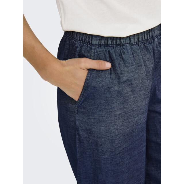 Jacqueline de Yong Jdymargot bille hw embr ank pant wvn blue denim 4109.35.0020 large