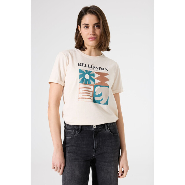 Garcia Jeans T-shirt beige 4339.05.0029 large