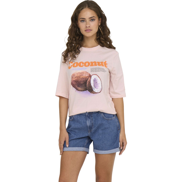 Only Onlphoebe s/s fresh top box jrs mauve chalk/coconu 15351369-187220001 large