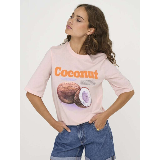 Only Onlphoebe s/s fresh top box jrs mauve chalk/coconu 15351369-187220001 large
